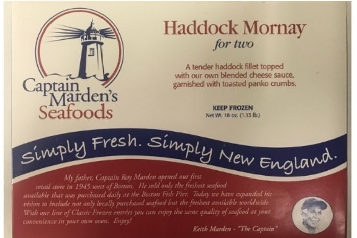 Frozen Haddock Mornay For Two