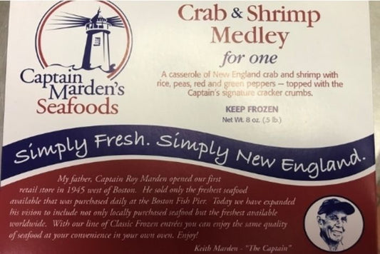 Frozen Crab & Shrimp Medley for One