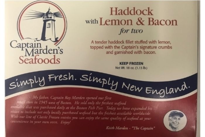 Frozen Haddock W/ Lemon and Bacon For Two