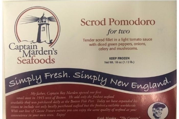 Frozen Scrod Pomodoro For Two
